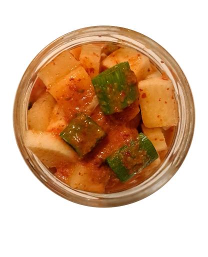 Vorbestellung! Rettich Kimchi (깍두기) - Frisch und knackig! - Kombi Version